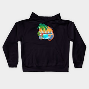 happy summer Kids Hoodie